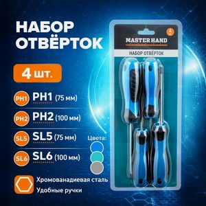 Набор отверток, 4 шт., ИМП