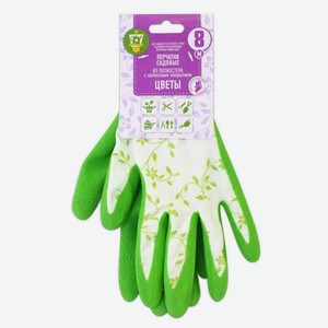 Перчатки садовые Garden show Цветы, M