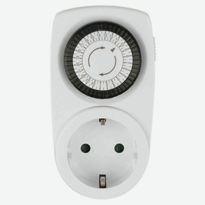 Таймер с розеткой механический Uniel UST-M10 White 69?60?110 мм, 3500 Вт
