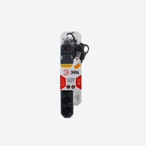 Сетевой фильтр с заземлением USF-5es-1.5m-USB-B ЭРА