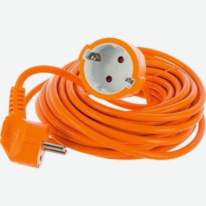 Удлинитель Electraline 1 гнездо 3х0.75мм 2200 Вт с заземлением 10м