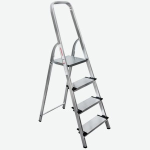 Стремянка Новая Высота NV 1110 4 ступени алюминиевая, 148 x 44 x 128см Россия