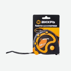Рулетка Вихрь измерительная, 10м x 25мм Китай