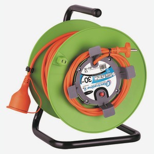 Удлинитель Electraline на катушке 1г 2 x 0.75м, 30м