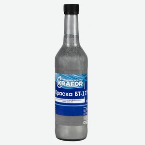 Краска KRAFOR БТ-17 Серебрянка, 0,5 л