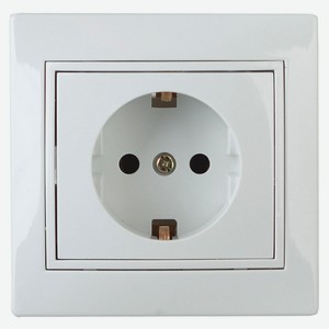 Розетка Intro 2P+E Schuko Plano 1-202-01 16А-250В СУ