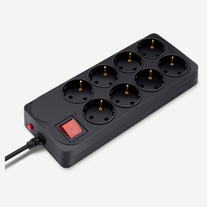 Сетевой фильтр BURO 800SH 8 розеток черный