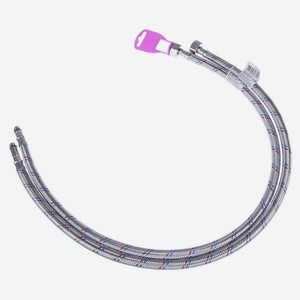 Подводка гибкая для смесителя Fresso Г1/2  М10, 80 см, 2 шт