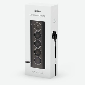 Фильтр сетевой Rombica NEO WC3U Black