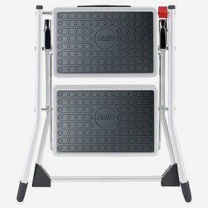Стремянка двухступенчатая Zalger MINI с резиновым ковриком
