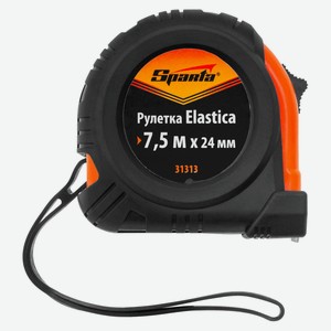 Рулетка Sparta Elastica с лентой, 7,5 м х 24 мм