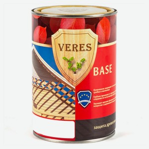 Грунтовка бесцветная по дереву Veres Base, 0,9 л