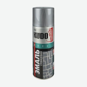 Краска-эмаль Kudo аэрозольная серая 520 мл