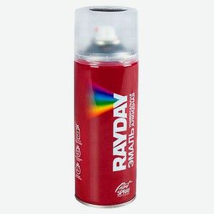 Краска аэрозольная RAYDAY алкидная черная матовая, 520 мл