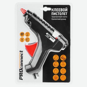Пистолет клеевой PROconnect 60ВТ ?11ММ
