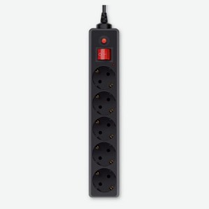 Сетевой фильтр Buro 500SH-1.8-B черный, 1,8 м
