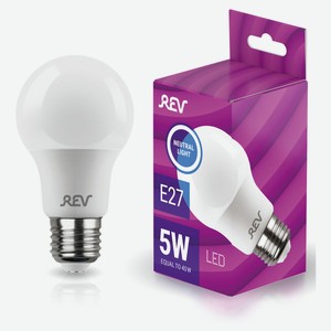 LED-Лампа REV 5-40W Е27 ГР Холодный свет