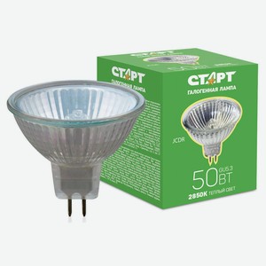 Лампа галогенная «СТАРТ» 50W GU5,3 JCDR 220V