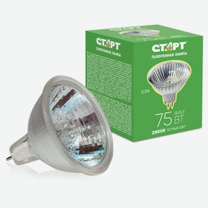 Лампа галогенная «СТАРТ» 75W GU5,3 JCDR 220V