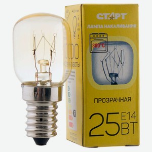 Лампа накаливания «СТАРТ» 25W E14