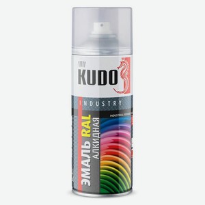 Эмаль KUDO универсальная красная, 520 мл