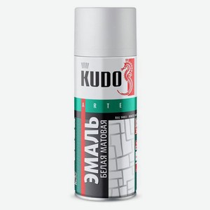 Эмаль KUDO матовая белая, 520 мл