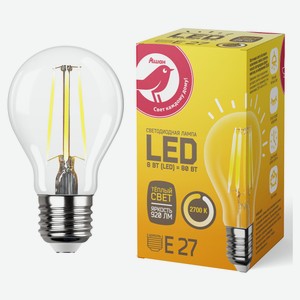 LED-Лампа АШАН Красная птица E27 8-80W