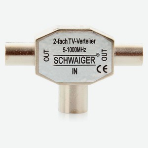 Тройник Schwaiger для TV кабеля