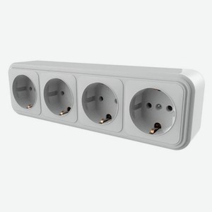 Розетка Duwi 26415 цвет слоновая кость 4 гнезда