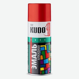 Эмаль KUDO универсальная коричневая, 520 мл