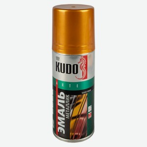 Эмаль универсальная KUDO аэрозоль металлик золото, 210 мл