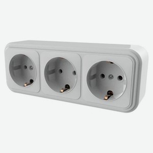 Розетка Duwi 26415 цвет слоновая кость 3 гнезда
