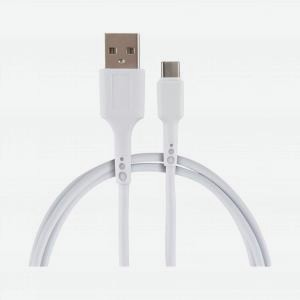 Кабель ЮСБ Тайп-С ЭНЕРДЖИ белый, ET-05, 1м, 50г