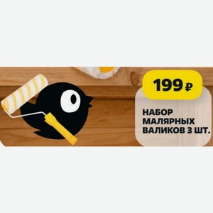 НАБОР малярных валиков з шт.