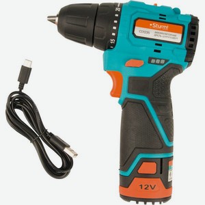 Дрель аккумуляторная Sturm!, 12 В, 35 Нм, 1 ? 2,0 Ач, Type-C, б/щ
