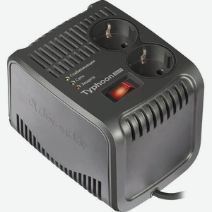 Стабилизатор напряжения AVR Тайфун 600 Defender, 2 розетки, 200 Вт