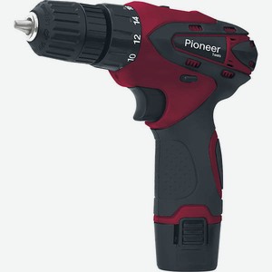 Дрель-шуруповерт Pioneer CD-M1202C — кеи?с - 2 аккумулятора - 24 насадки в комплекте