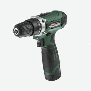 Дрель аккумуляторная HAMMER, 12В, 1,5Ач LiION, 10мм, 0-350/0-1400об/мин, 26Нм