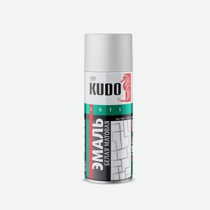Краска-эмаль KUDO универсальная матовая, 520мл, белая