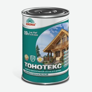 Пропитка для дерева Тонотекс, рябина яркая, 0.9 л