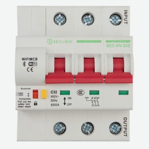 Автоматический выключатель SECURIC 3P/32А (SEC-HV-332)