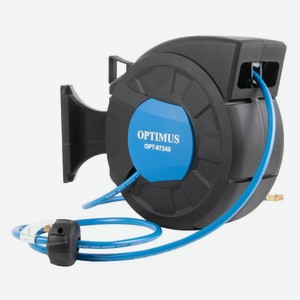 Шланг пневматический OPTIMUS армированный PVC, на катушке, 8х12 мм, 20 бар, 15 м (OPT-97240)