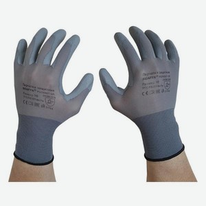 Перчатки для защиты от механических воздействий SCAFFA PU1850T-GR-10