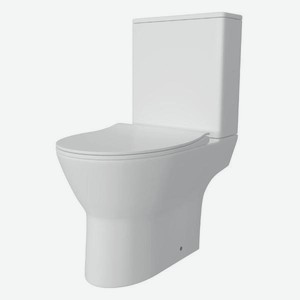 Унитаз Teymi Ritta, напольный, безободковый, сиденье микролифт (T40803)