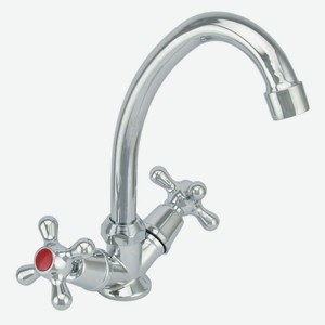 Смеситель для кухни Istok life Standard, двуручный, хром (0402.970)