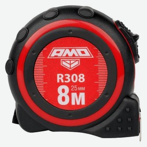 Рулетка AMO измерительная, 25 мм х 8 м (R308)