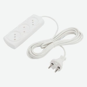 Удлинитель Proconnect 3 розетки, 5 м, белый (11-7214)
