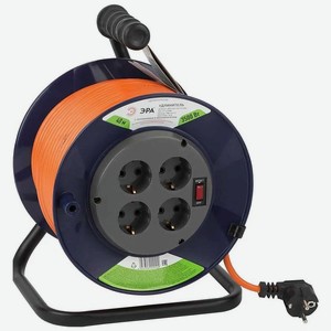 Удлинитель катушечный ЭРА RPx-4es-3x1.5-40m на п. катушке c/з 4 гн 40м ПВС 3х1.5