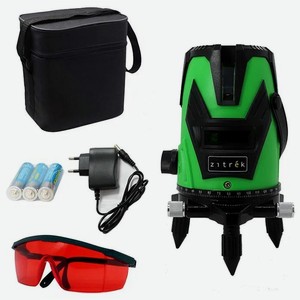 Построитель лазерных плоскостей Zitrek LL4V1H-RL со штативом зеленый