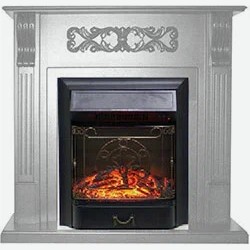 Каминокомплект Royal Flame VENICE с очагом Majestic Black(фактурный белый) (64903442)